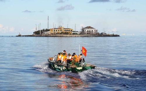 Đảo Phan Vinh thuộc quần đảo Trường Sa của Việt Nam - Ảnh: Quý Trung.