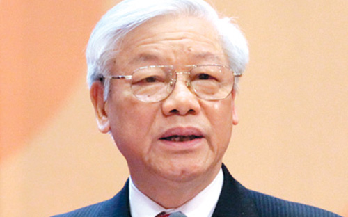 Tổng bí thư Nguyễn Phú Trọng.