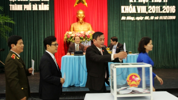 Kết quả lấy phiếu tín nhiệm các chức danh chủ chốt Đà Nẵng