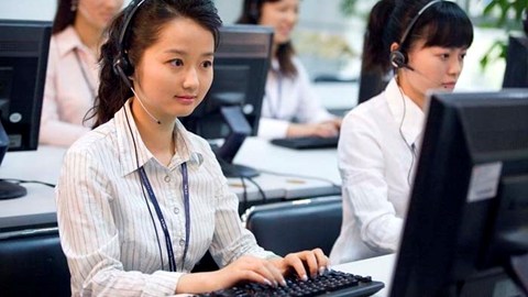 Trung tâm chăm sóc khách hàng Call Center của Viettel.<br>