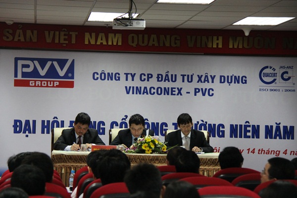 Một cuộc đại hội cổ đông thường niên của PVV.<br>