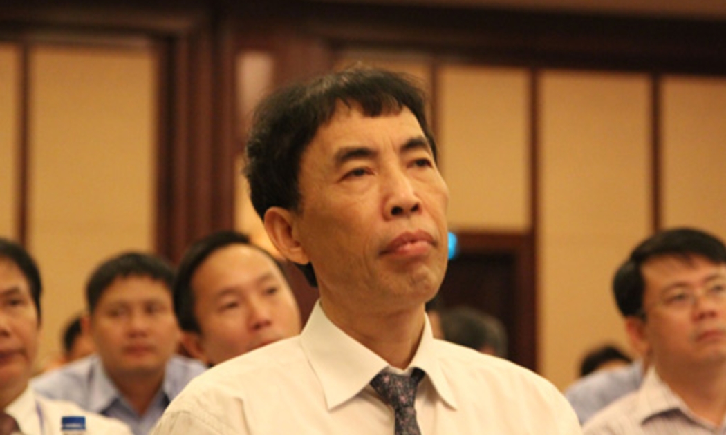 Phó viện trưởng Viện Nghiên cứu quản lý kinh tế Trung ương (CIEM) Võ Trí Thành tại&nbsp;Diễn đàn Kinh tế Miền Trung.