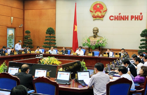 Một phiên họp chuyên đề của Chính phủ.<br>