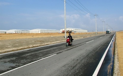 Một góc khu kinh tế Nhơn Hội - nơi dự kiến sẽ xây dựng nhà máy lọc dầu.<br>