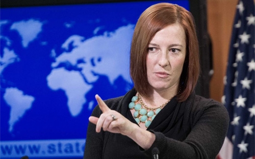 Nữ phát ngôn viên Bộ Ngoại giao Mỹ Jen Psaki nhắc lại quan điểm đưa ra 
trước đó một ngày (6/5) của nước này rằng, việc Trung Quốc triển khai 
giàn khoan dầu Hải Dương 981 (HD-981) ở khu vực tranh chấp trên biển 
Đông là "hành động khiêu khích và không giúp ích gì" cho vấn đề an ninh 
trong khu vực.