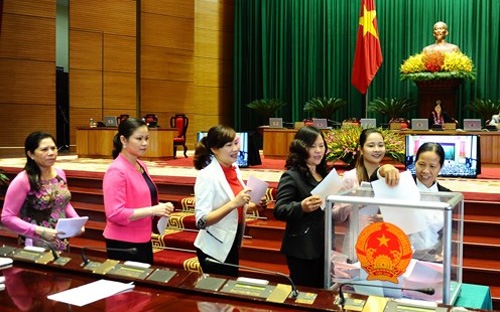 Nghị quyết số 35 của Quốc hội về lấy phiếu tín nhiệm, bỏ phiếu tín nhiệm đối với các chức danh do Quốc hội, hội đồng nhân dân bầu và phê chuẩn, tại điều 4 về nguyên tắc lắc lấy phiếu tín nhiệm, bỏ phiếu tín nhiệm có quy định rõ hai chữ “công khai”.
