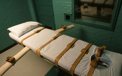 Một phòng thi hành án tử hình bằng cách tiêm thuốc độc tại nước ngoài.<br>