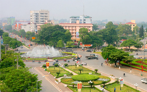 Một góc thành phố Thái Nguyên.<br>