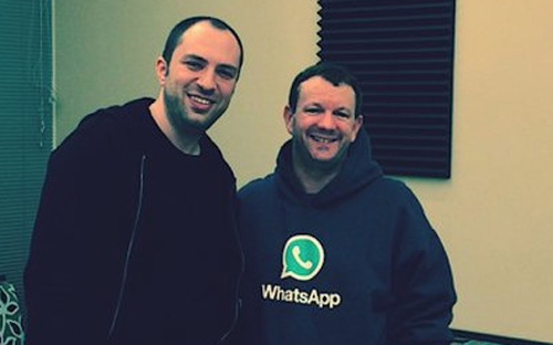 <span style="text-align: left;" dir="ltr" class="irc_su">Jan Koum và Brian Acton</span>, những người đồng sáng lập WhatsApp.<br>