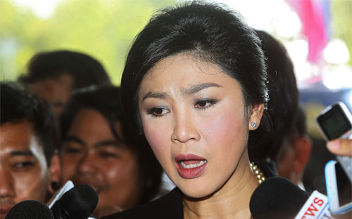Cựu Thủ tướng Thái Lan Yingluck Shinawatra - Ảnh: Bloomberg.<br>