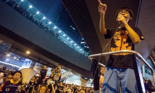 Joshua Wong, thủ lĩnh biểu tình 17 tuổi tại Hồng Kông