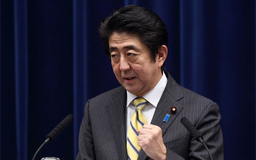 Thủ tướng Nhật Bản Shinzo Abe - Ảnh: Bloomberg.<br>