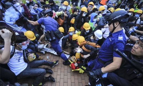 Sinh viên Hồng Kông thề biểu tình đến cùng