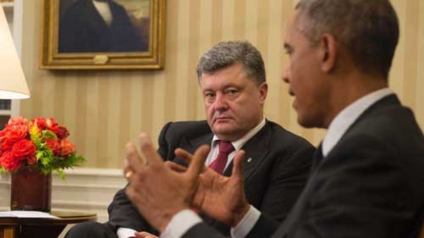 Poroshenko đến Mỹ, Obama lên án Nga “xâm lược” Ukraine