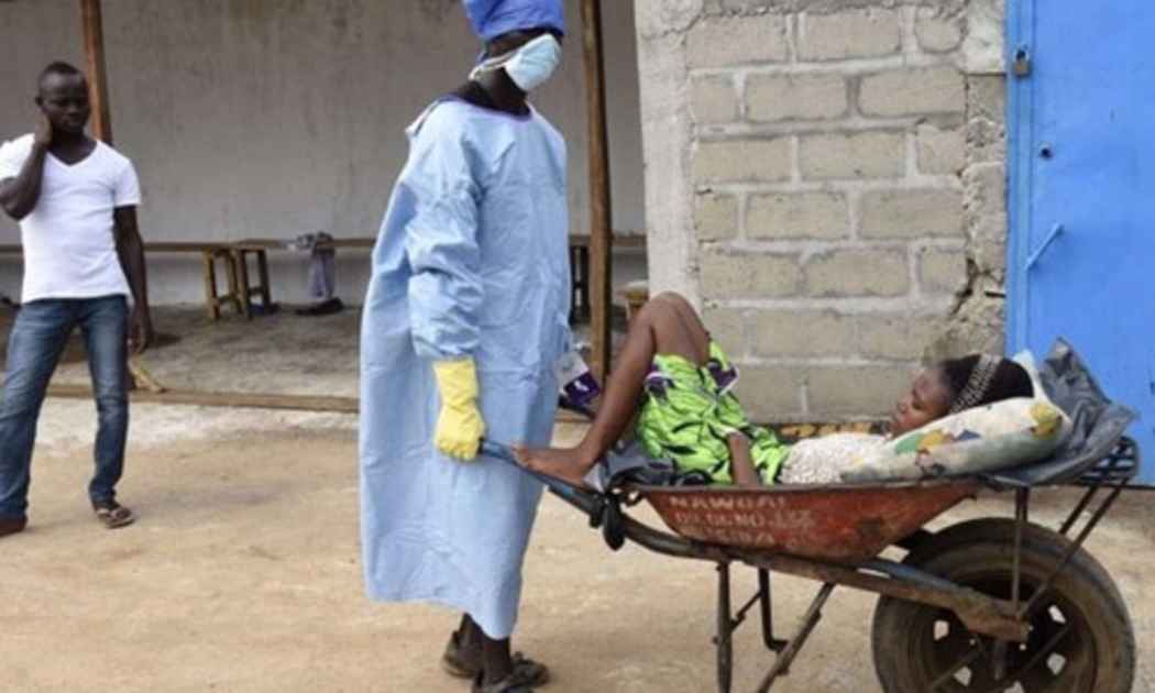 Nhân viên y tế gom bệnh nhân Ebola ở Libera - Ảnh: AFP/BBC.<br>