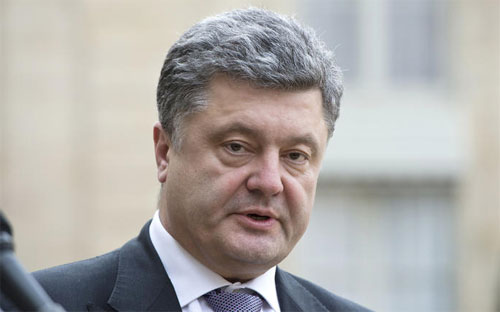 Tổng thống Ukraine Petro Poroshenko.<br>