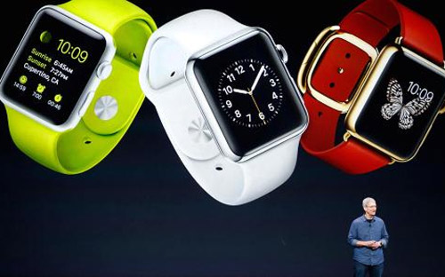 Giám đốc điều hành (CEO) Tim Cook của Apple trong buổi lễ giới thiệu sản phẩm mới ngày 9/9 - Ảnh: Reuters.<br>