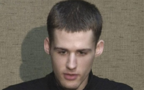 Công dân Mỹ Matthew Miller, 24 tuổi, đến từ Bakersfield, bang California, sắp bị Bình Nhưỡng đưa ra tòa - Ảnh: AP/WSJ.<br>