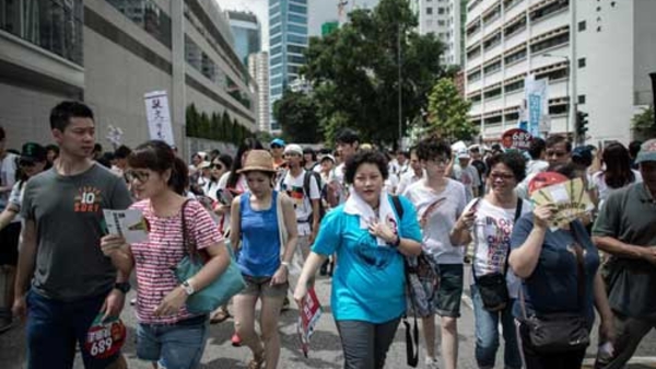 Hồng Kông biểu tình lớn nhất từ khi về Trung Quốc
