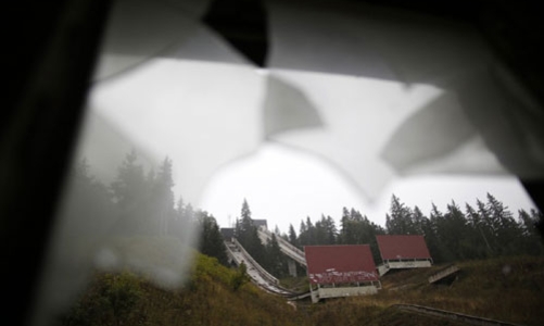 Vẻ điêu tàn ở khu thi đấu Olympic mùa đông 1984