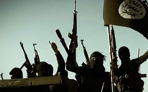 Một nhóm chiến binh IS ở tỉnh Anbar, Syria - Ảnh: AFP/Channel News Asia.<br>