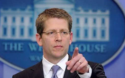 Phát ngôn viên Nhà Trắng Patrick Ventrell.<br>