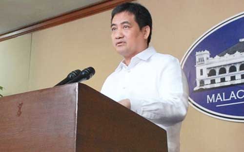 Ông Edwin Lacierda, phát ngôn viên của Tổng thống Philippines - Ảnh: Philstar.<br>