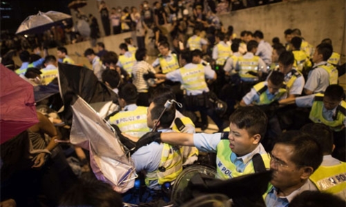 Cảnh sát Hồng Kông bắt giữ 45 người biểu tình