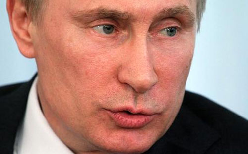 Đây là tín hiệu đầu tiên mà ông Putin đưa ra cho thấy ông sẽ không chấp 
nhận cuộc trưng cầu dân ý mà các phần tử nổi loạn thân Nga dự kiến tổ 
chức ở miền Đông Ukraine vào ngày Chủ nhật tuần này - Ảnh: Getty. 