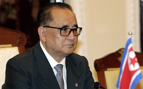 Ngoại trưởng Triều Tiên Ri Su Yong.<br>