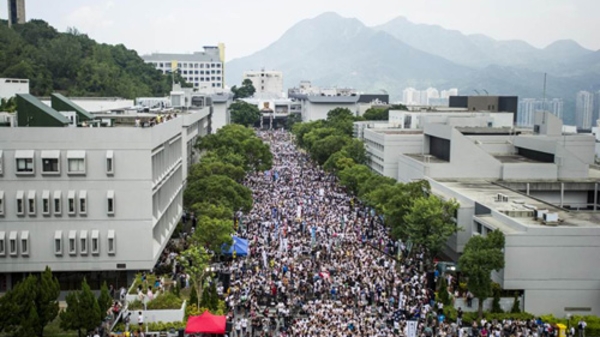 Sinh viên Hồng Kông biểu tình phản đối Bắc Kinh
