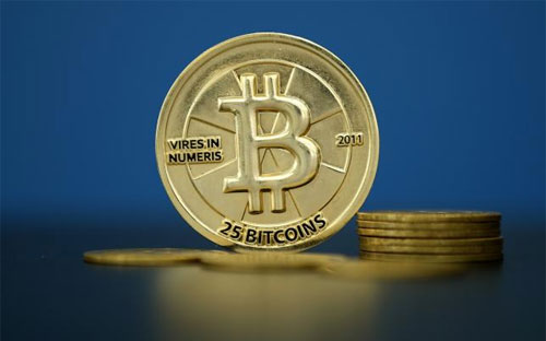 Tiền ảo Bitcoin trong một bức tranh minh họa - Ảnh: Reuters.<br>