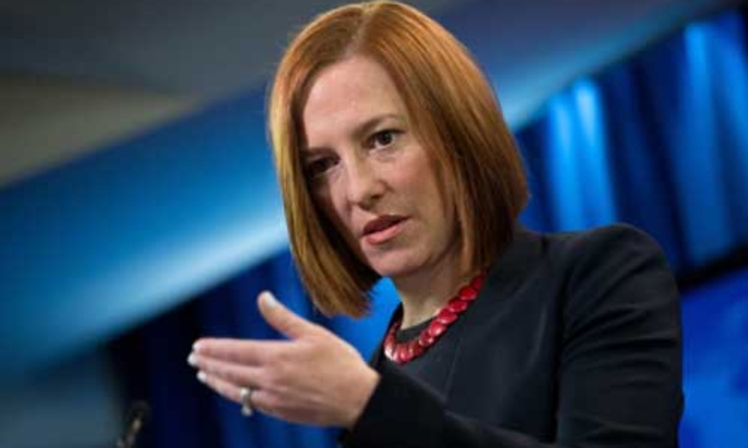 Người phát ngôn Bộ Ngoại giao Mỹ Jen Psaki - Ảnh: News.<br>