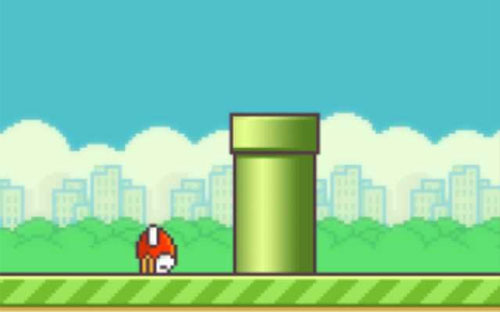 Những chiếc ống màu xanh trong trò chơi này trông rất giống trong trò Mario của Nintendo.