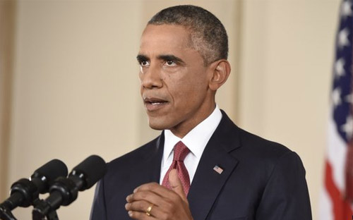 Người đứng đầu Nhà Trắng nói rằng, bất kỳ một nhóm người nào đe dọa nước Mỹ cũng sẽ “không thể tìm được nơi trú ẩn an toàn” - Ảnh: Getty/BBC.<br>