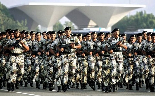 Kim ngạch nhập khẩu vũ khí của Saudi Arabia tăng 54% trong năm 2014 
so với năm 2013, và được dự báo sẽ tăng thêm 52% trong năm nay.