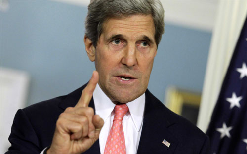 Ngoại trưởng Mỹ John Kery.<br>