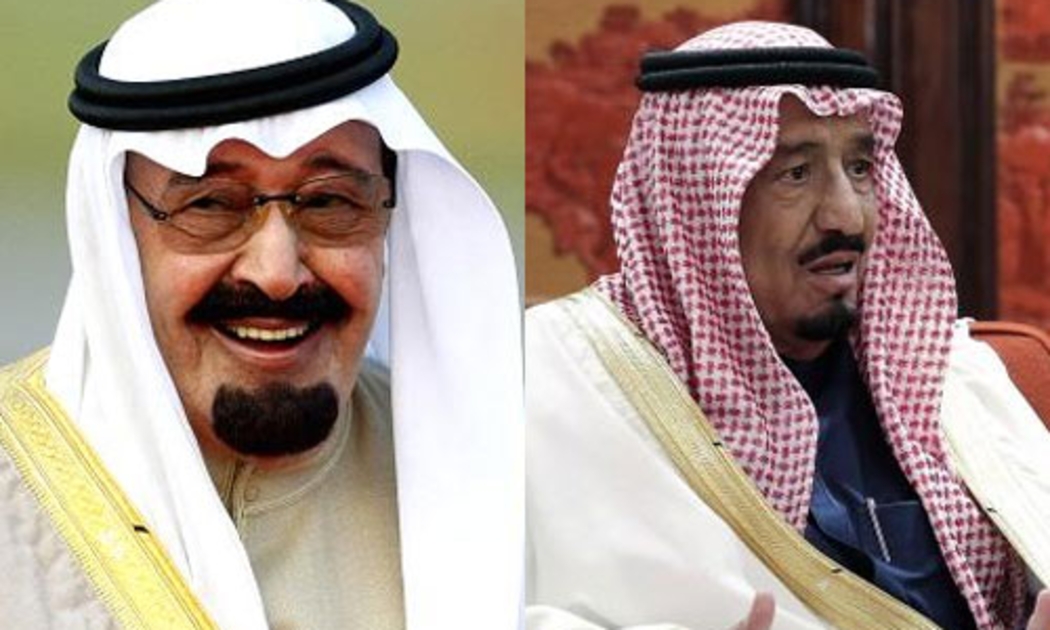 Nhà vua Abdullah vừa băng hà (trái) và người trị vì mới của Saudi Arabia - vua Salman (phải) - Ảnh: Getty và Reuters.<br>
