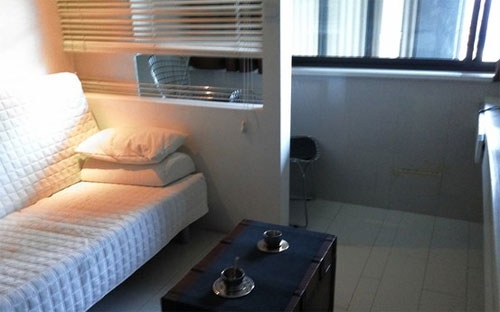 Bên trong một căn hộ chung cư mini mẫu của công ty Vanke - Ảnh: WSJ.<br>