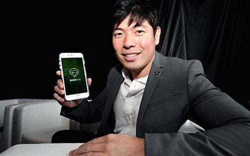 Anthony Tan, nhà sáng lập kiêm Giám đốc điều hành (CEO) của GrabTaxi.<br>