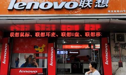 Lenovo trở thành hãng smartphone số 1 ở Trung Quốc