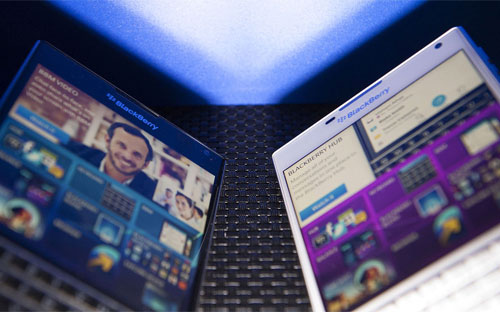 Năm 2014, giá cổ phiếu BlackBerry tăng 48% nhờ chiến lược phục hồi của CEO John Chen - Ảnh: Bloomberg.<br>