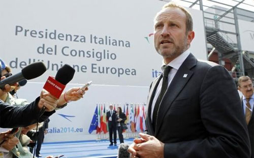 Đại sứ Nga tại Đan Mạch Mikhail Vanin - Ảnh: Reuters.<br>