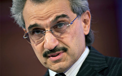 Hoàng tử Alwaleed bin Talal của Saudi Arabia - Ảnh: Bloomberg.<br>