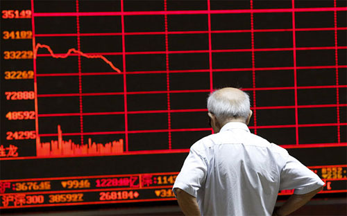 Kể từ mức đỉnh hồi trung tuần tháng 6, chỉ số Shanghai Composite Index đến nay đã “bốc hơi” hơn 40%.