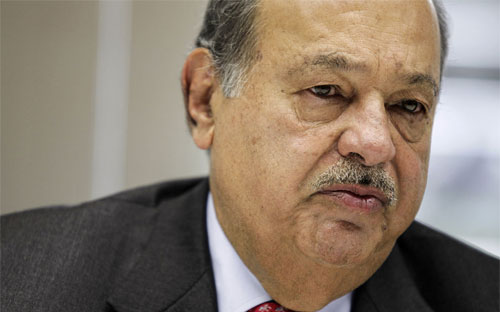 Tỷ phú Mexico Carlos Slim - Ảnh: Bloomberg.<br>