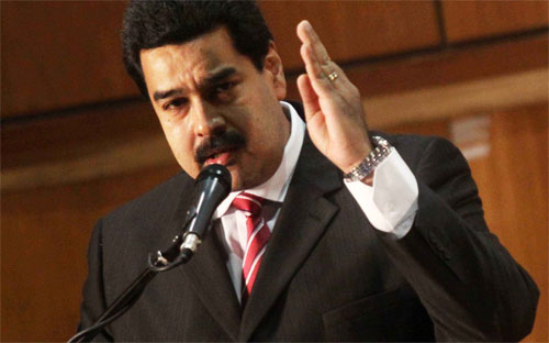 Tổng thống Venezuela Nicolas Maduro.<br>