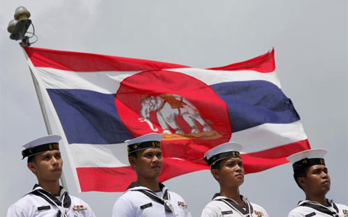 Binh sỹ Hải quân Hoàng gia Thái Lan - Ảnh: Reuters.<br>