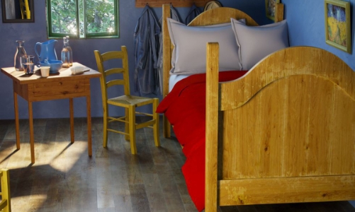 Khi những bức tranh thành không gian nội thất