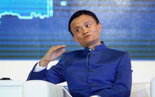 Chủ tịch Alibaba, tỷ phú Jack Ma - Ảnh: Bloomberg.<br>